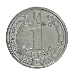 1 гривня зразка 2018 2024 — Аверс